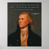 Thomas Jefferson Poster (Voorkant)