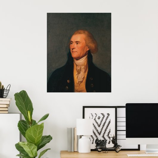 Thomas Jefferson Poster (Thuiskantoor)