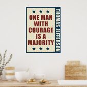 Thomas Jefferson Poster (Keuken)