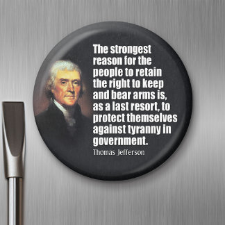 Thomas Jefferson Quote Magneet