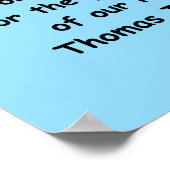 thomas jefferson quote poster (Hoek)