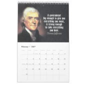 Thomas Jefferson Quotes Kalender (Feb 2027)
