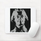 Thomas jefferson silhouette muismat (Met muis)