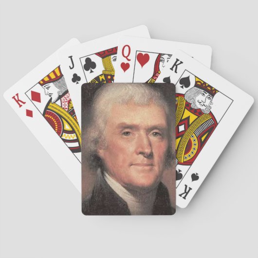 Thomas Jefferson Speelkaarten (Achterkant)
