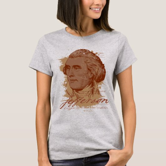 Thomas Jefferson T-Shirt (Voorkant)