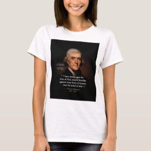 Thomas Jefferson van Rembrandt - Altar of God Quot T-shirt