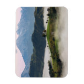 Thomas kerk en bergen, Slovenië rect magneet (Verticaal)