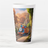 Thomas maakt een magische reis latte mok (Voorkant)