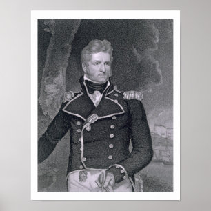 Thomas Macdonough (1783-1825) gegraved door John B Poster