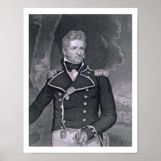 Thomas Macdonough (1783-1825) gegraved door John B Poster (Voorkant)