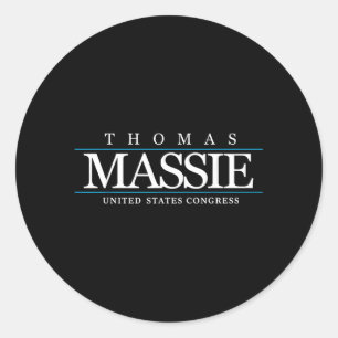Thomas Mie Verenigde Staten Congres Ronde Sticker