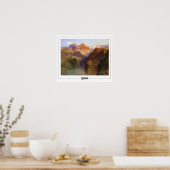 Thomas Moran Affiche d'art Zedign #14 (Cuisine)