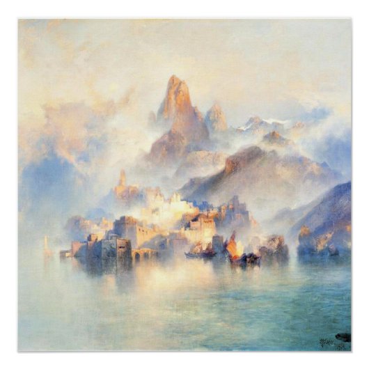 Thomas Moran - De droomstad Perfect Poster (Voorkant)