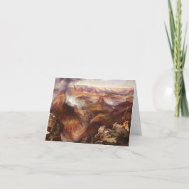 Thomas moran Grand Canyon of the Colorado River Bedankkaart
