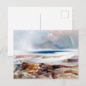 Thomas Moran Hot Springs van de Yellowstone Briefkaart (Voorkant / Achterkant)