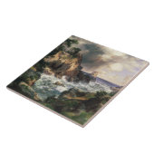 Thomas Moran - Point Lobos, Monterey, Californië Tegeltje (Zijkant)
