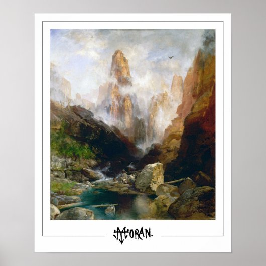 Thomas Moran Zedign Art Poster #10 (Voorkant)