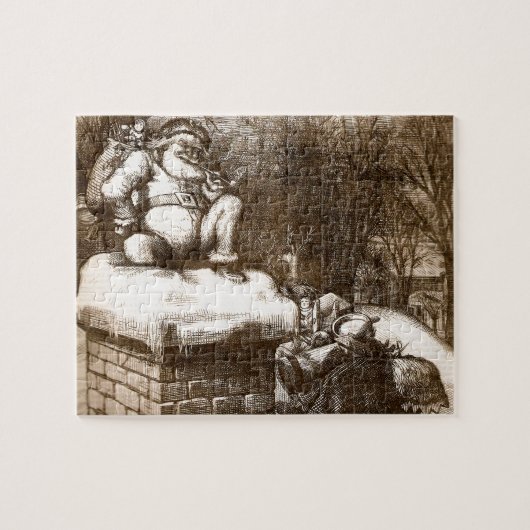  Thomas Nash Harper's Weekly 1865 Santa Legpuzzel (Horizontaal)