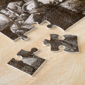  Thomas Nash Harper's Weekly 1865 Santa Legpuzzel (Zijkant)