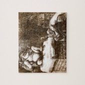  Thomas Nash Harper's Weekly 1865 Santa Legpuzzel (Verticaal)