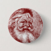 Thomas Nast Santa Claus Ronde Button 5,7 Cm (Voorkant)