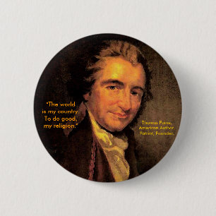 Thomas Paine, Amerikaans - Button