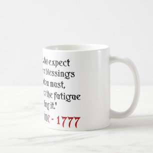 Thomas Paine: De grenzen van de vrijheid! Koffiemok