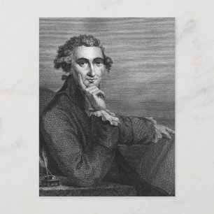 Thomas Paine, gegraveerd door William Angus, 1791 Briefkaart