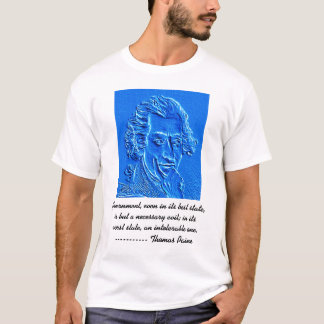 Thomas Paine portret en citaat T-shirt