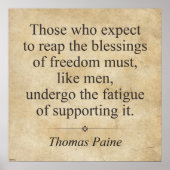 Thomas Paine Poster (Voorkant)