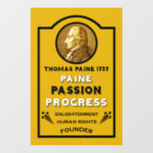 Thomas Paine Raamsticker (Vel)