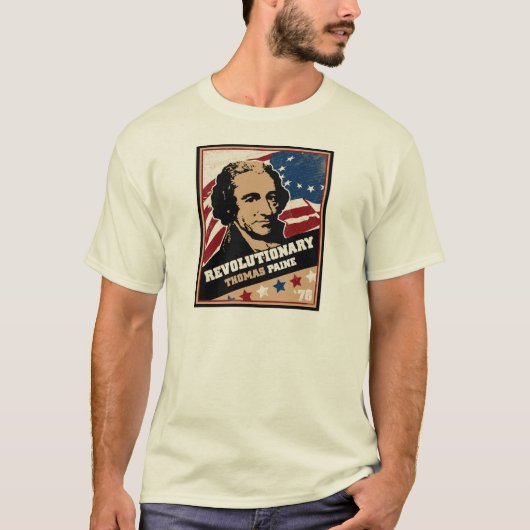 Thomas Paine Revolutionair T-shirt (Voorkant)