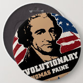 Thomas Paine Revolutionary Button (Voorkant /achterkant)
