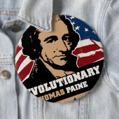 Thomas Paine Revolutionary Button (In situ)