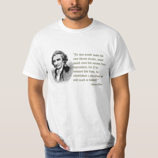 Thomas Paine sur le T-shirt de liberté (Devant)
