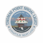 Thomas Point Shoal Light Sticker (Voorkant)