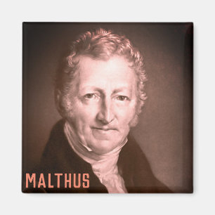 Thomas R. Malthus Magnet Magneet