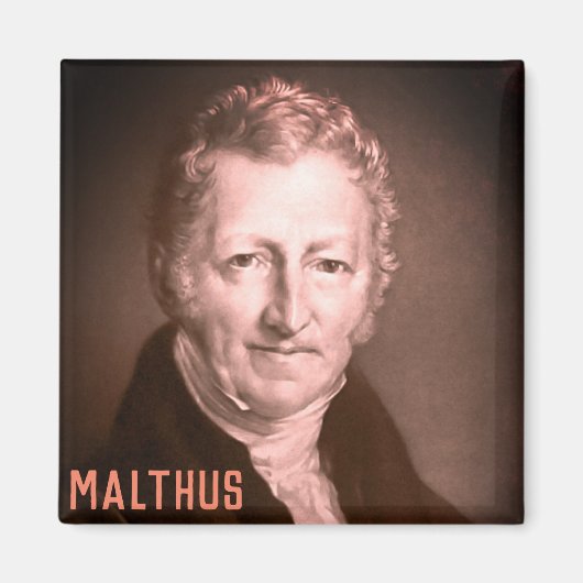 Thomas R. Malthus Magnet Magneet (Voorkant)