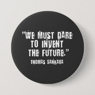 Thomas Sankara Black/White Button