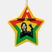 Thomas Sankara Burkina Fasso Star Xmas Ornament (Rechts)