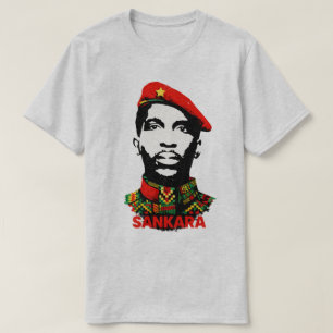 Thomas Sankara Pan-Afrikaanse Revolutionaire Kente T-shirt
