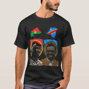 Thomas Sankara & Patrice Lumumba Pan-Afrikaans T-s T-shirt