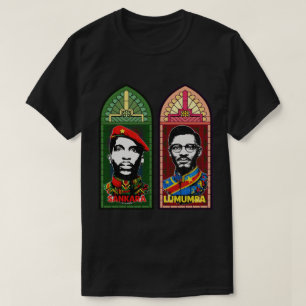 Thomas Sankara Patrice Lumumba Pan-Afrikaanse kuns T-shirt