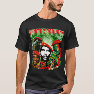 Thomas Sankara Vintage Pan-Afrikaanse Bootleg Retr T-shirt