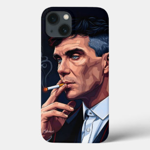 Thomas Shelby: Peaky Blinders Vintage Smoke Kunst iPhone 13 Hoesje