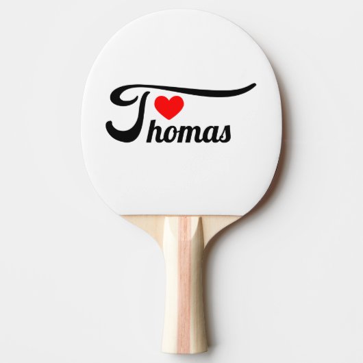 Thomas Tafeltennisbatje (Voorkant)