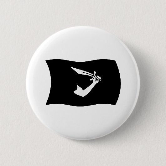 Thomas Tew Vlag Knop Ronde Button 5,7 Cm (Voorkant)