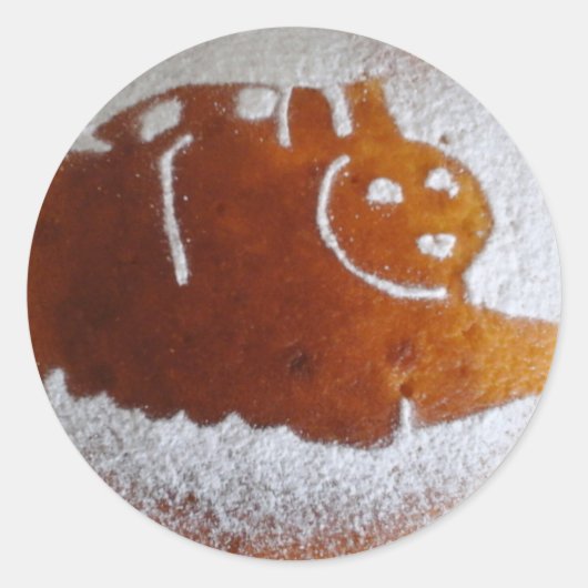 Thomas Train Ronde Sticker (Voorkant)