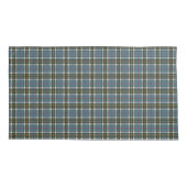 Thompson Blue Original Scottish Tartan Kussensloop (Achterkant-Links)