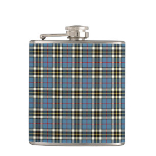 Thompson Clan Light Blue Dress Tartan Heupfles